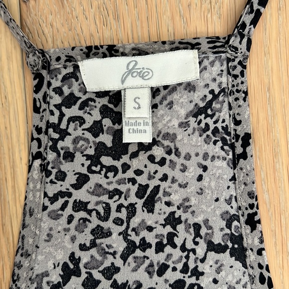 JOIE Cambridge Snake Print Silk Cami Dress in Caviar – Small - Picture 6 of 12